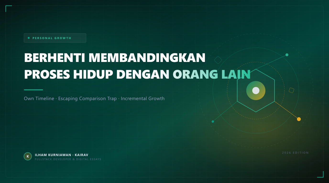 Berhenti Menakar Langkahmu dengan Meteran Orang Lain: Menemukan Ritme dan Kedamaian Proses Sendiri