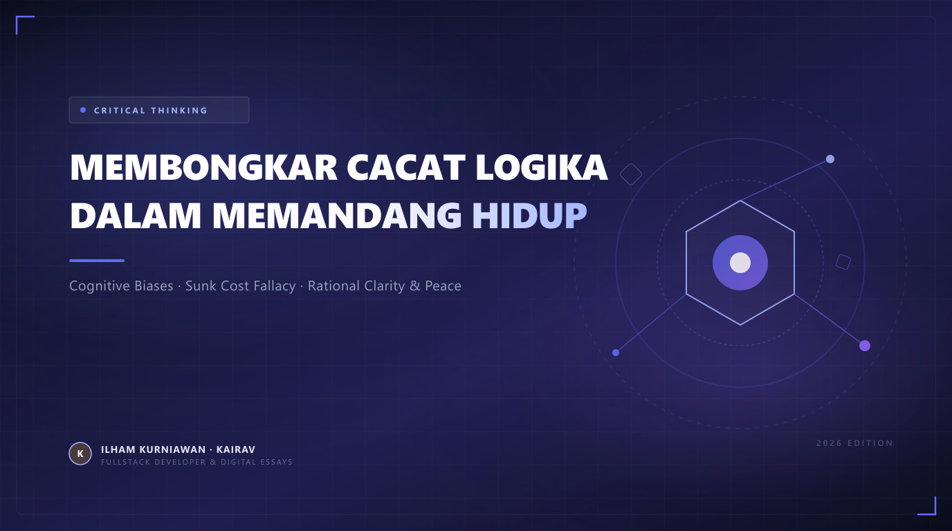 Membongkar Cacat Logika: Menjernihkan Pikiran dari Jebakan Bias dan Rasa Bersalah yang Merusak