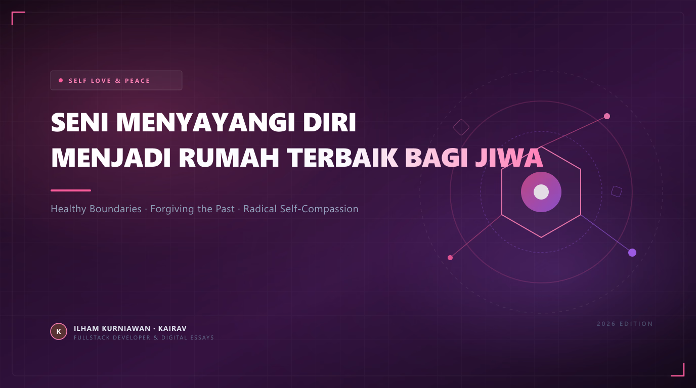 Seni Menyayangi Diri Sendiri: Menjadi Tempat Pulang Paling Aman bagi Jiwamu